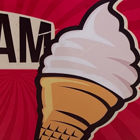 Retro 50's Look Tin Wall Decor - Picture 2 of 5